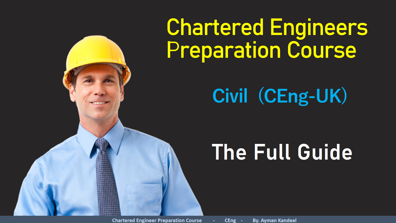 Chartered Civil Engineer Course – CEng-UK – (English)