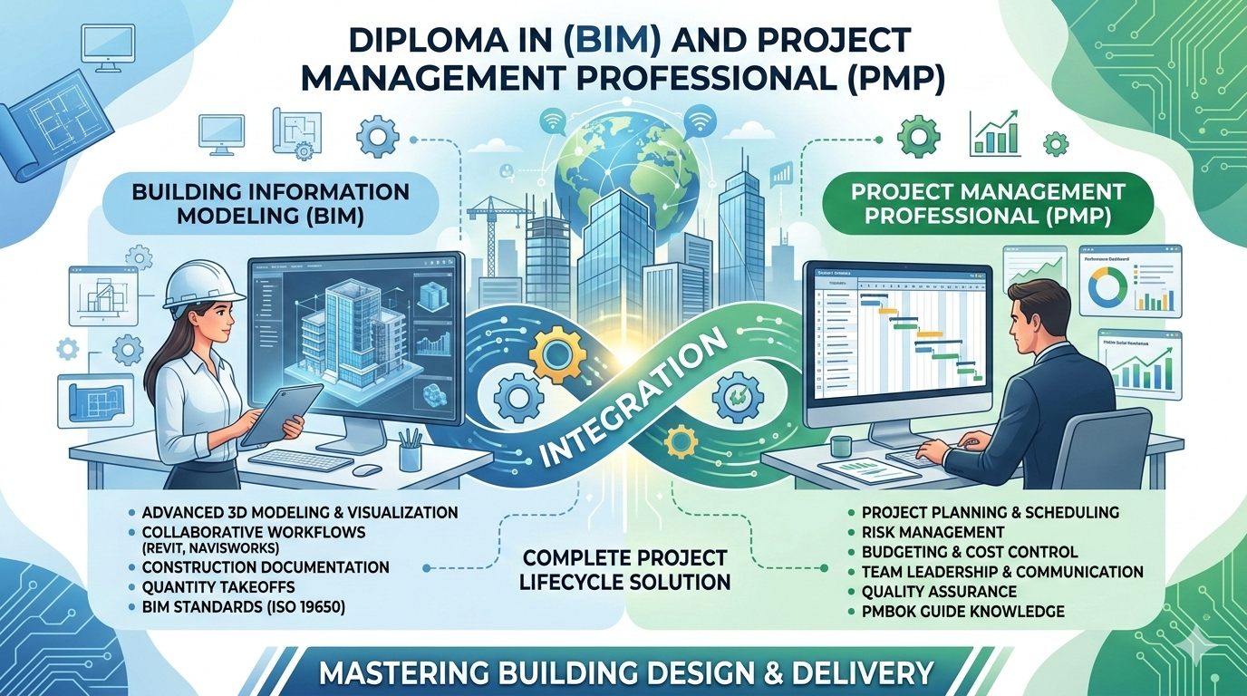 Diploma in (BIM) and Project Management Professional (PMP)
