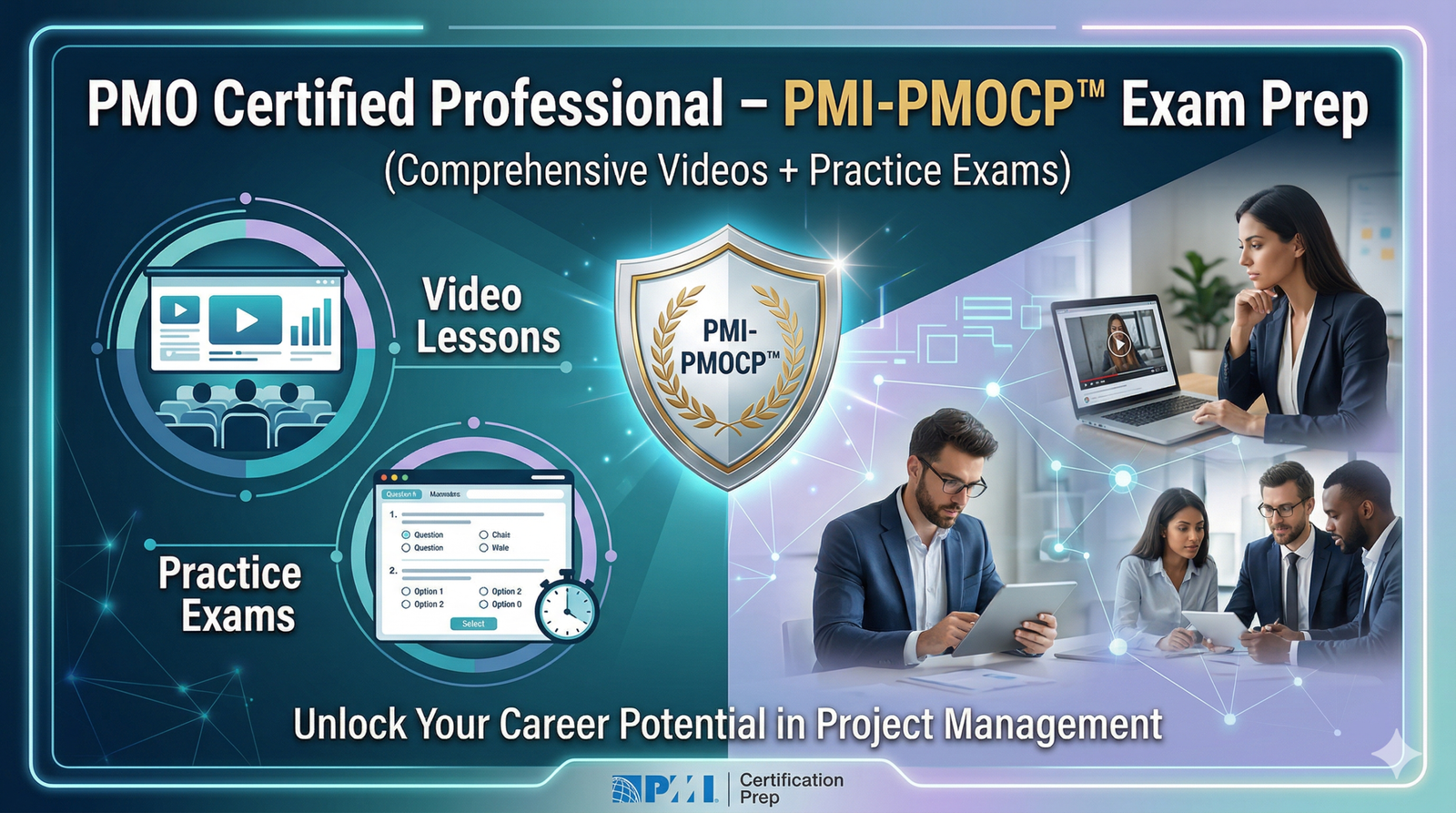 PMO Certified Professional – PMI-PMOCP™ Exam Prep (Videos + Exams)